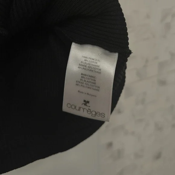 Courreges Leather Strap Tank Top Size S - Picture 9 of 10